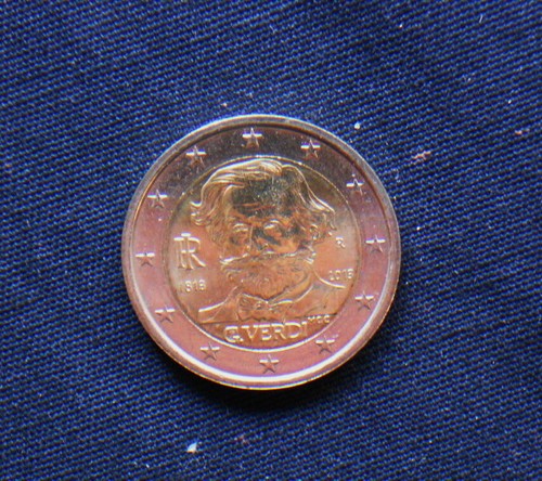2013 italy bimetallic coin - bimetallic, 2