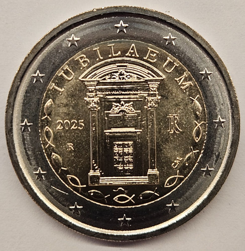 Italy euro coin - 2, jubilee