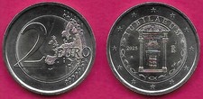 ITALY 2 EURO 2025 UNC 1 YEAR