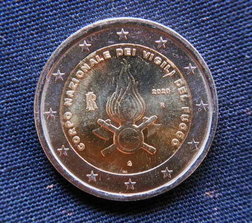 2020 italy bimetallic coin - italy,