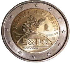 Italy, 2 Euro, EXPO MILANO