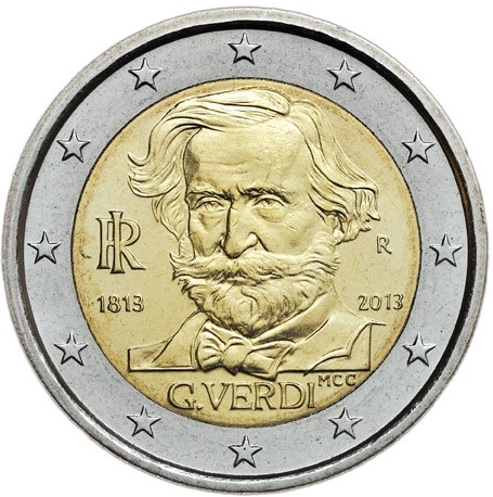 Italy euro 2013 - 2, unc